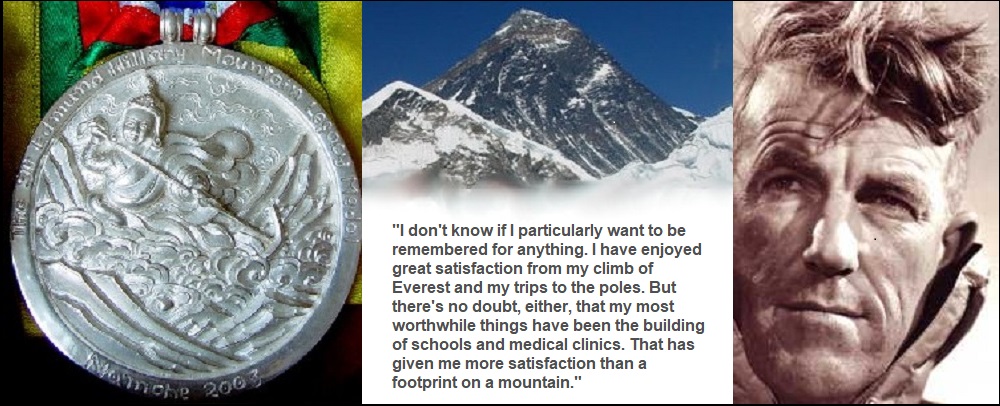 sir edmund Hillary,edmundhilary the sir edmund hillary mountain legacy medal
